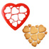 Форма за сладки 12 сърца резец за фондан тесто формички за б | Дом и Градина  - Добрич - image 3