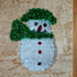 Коледна украса за стена снежен човек 32 x 19cm | Дом и Градина  - Добрич - image 1
