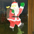 Светещ Дядо Коледа Коледна украса за стена прозорец 44 x 28с | Дом и Градина  - Добрич - image 1