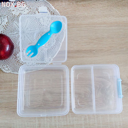 Детска двойна кутия за храна с прегради и прибор лъжичка с в | Дом и Градина | Добрич