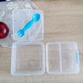 Детска двойна кутия за храна с прегради и прибор лъжичка с в-Дом и Градина