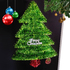 Голяма и обемна коледна елха от гирлянд с надпис Merry Chris | Дом и Градина  - Добрич - image 0