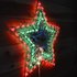 Голяма коледна светеща звезда със 120 многоцветни лед лампич | Дом и Градина  - Добрич - image 5