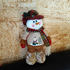 Декоративна коледна фигура от плат Снежко с разтягащи крака | Дом и Градина  - Добрич - image 1