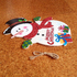 Коледна украса за стена Снежен човек и Дядо Коледа H37см кол | Дом и Градина  - Добрич - image 1