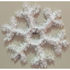 Голяма бяла снежинка от гирлянд коледна украса за стена 32см | Дом и Градина  - Добрич - image 1