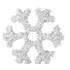 Голяма бяла снежинка от гирлянд коледна украса за стена 32см | Дом и Градина  - Добрич - image 2