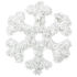 Голяма бяла снежинка от гирлянд коледна украса за стена 32см | Дом и Градина  - Добрич - image 3