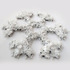 Голяма бяла снежинка от гирлянд коледна украса за стена 32см | Дом и Градина  - Добрич - image 4