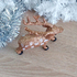 Коледен сувенир брокатено еленче коледна декорация 8х13см | Дом и Градина  - Добрич - image 2