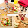 Комплект метални резци за зеленчуци и плодове резец за тесто-Дом и Градина