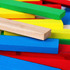 Детски многоцветен дървен конструктор 120 части | Детски Играчки  - Добрич - image 1