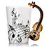 Порцеланова чаша с ноти и дръжка цигулка 300мл подаръчна чаш | Дом и Градина  - Добрич - image 0