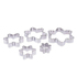 Метални форми за сладки Снежинки резци за тесто комплект от | Дом и Градина  - Добрич - image 1