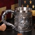Метална 3D чаша Рицар подарък за мъж нестандартна чаша за би | Дом и Градина  - Добрич - image 0