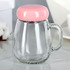 Стъклен буркан чаша за чай с цедка дръжка и капаче на винт | Дом и Градина  - Добрич - image 2