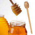 Дървена лъжица за мед с дълга дръжка бъркалка за мед 15см-Дом и Градина