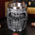 3D чаша череп метален цвят халба за бира череп подарък за не | Дом и Градина  - Добрич - image 3
