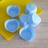 Комплект от 6 броя силиконови форми за мъфини сърца | Дом и Градина  - Добрич - image 6