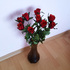 Изкуствена червена роза за декорация прибрана 62см | Дом и Градина  - Добрич - image 5