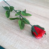 Изкуствена червена роза за декорация прибрана 62см | Дом и Градина  - Добрич - image 6