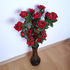 Изкуствена червена роза за декорация роза разцъфнала тройна | Дом и Градина  - Добрич - image 1