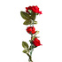 Изкуствена червена роза за декорация роза разцъфнала тройна | Дом и Градина  - Добрич - image 3