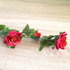Изкуствена червена роза за декорация роза разцъфнала тройна | Дом и Градина  - Добрич - image 4