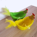 Великденски панер кокошка кошничка панер за великденски яйца-Дом и Градина