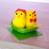 Мини декорация за Великден Пиленца в гнездо 5x5см | Дом и Градина  - Добрич - image 1