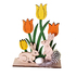 Великденски зайчета в градинка дървена украса декорация за В | Дом и Градина  - Добрич - image 0