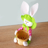 Декоративен панер великденски заек кошничка за яйца и лакомс | Дом и Градина  - Добрич - image 2