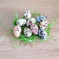Великденски шарени яйца с тревичка в кутийка-Дом и Градина