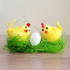Мини великденска украса кокошки с яйца в гнездо | Дом и Градина  - Добрич - image 1