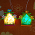 Декоративна светеща къщичка от филц висяща украса за Великде | Дом и Градина  - Добрич - image 4