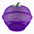 Метална купа с капак за плодове и зеленчуци с форма на ябълк | Дом и Градина  - Добрич - image 1