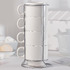 Комплект керамични чаши за кафе на метална стойка Усмивки | Дом и Градина  - Добрич - image 2