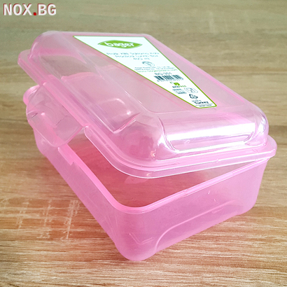 Малка пластмасова кутия за храна прозрачна BPA FREE 450ml | Дом и Градина | Добрич