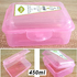 Малка пластмасова кутия за храна прозрачна BPA FREE 450ml | Дом и Градина  - Добрич - image 1