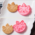 Комплект резци за сладки с релеф котенца Kitty формички за б-Дом и Градина