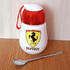 Керамична чаша с капаче и лъжица с марки на коли Ferrari Por | Дом и Градина  - Добрич - image 3