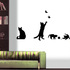 Стикери за стена котки с пеперуди стикер за декорация украса | Дом и Градина  - Добрич - image 3