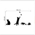 Стикери за стена котки с пеперуди стикер за декорация украса | Дом и Градина  - Добрич - image 7