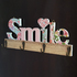 Декоративна дървена закачалка SMILE стенна закачалка с 4 кук | Дом и Градина  - Добрич - image 4