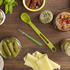Комплект решетъчна лъжица и вилица за маслини прибори за сер | Други  - Добрич - image 1