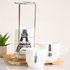 Комплект керамични чаши за кафе на метална стойка Айфелова | Други  - Добрич - image 1
