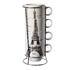 Комплект керамични чаши за кафе на метална стойка Айфелова | Други  - Добрич - image 9