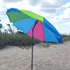 Голям плажен чадър с пречупване 200см диаметър регулираща в | Играчки и Хоби  - Добрич - image 0
