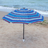 Голям плажен чадър с пречупване 200см диаметър регулираща в | Играчки и Хоби  - Добрич - image 7