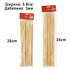 1002 Плоски бамбукови шишчета за барбекю и скара 2 размера д | Други  - Добрич - image 2
